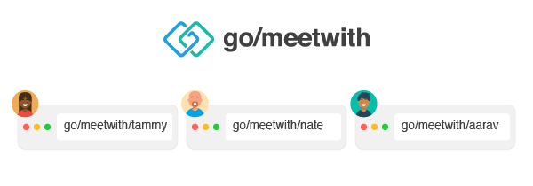 Google Meet variable go links