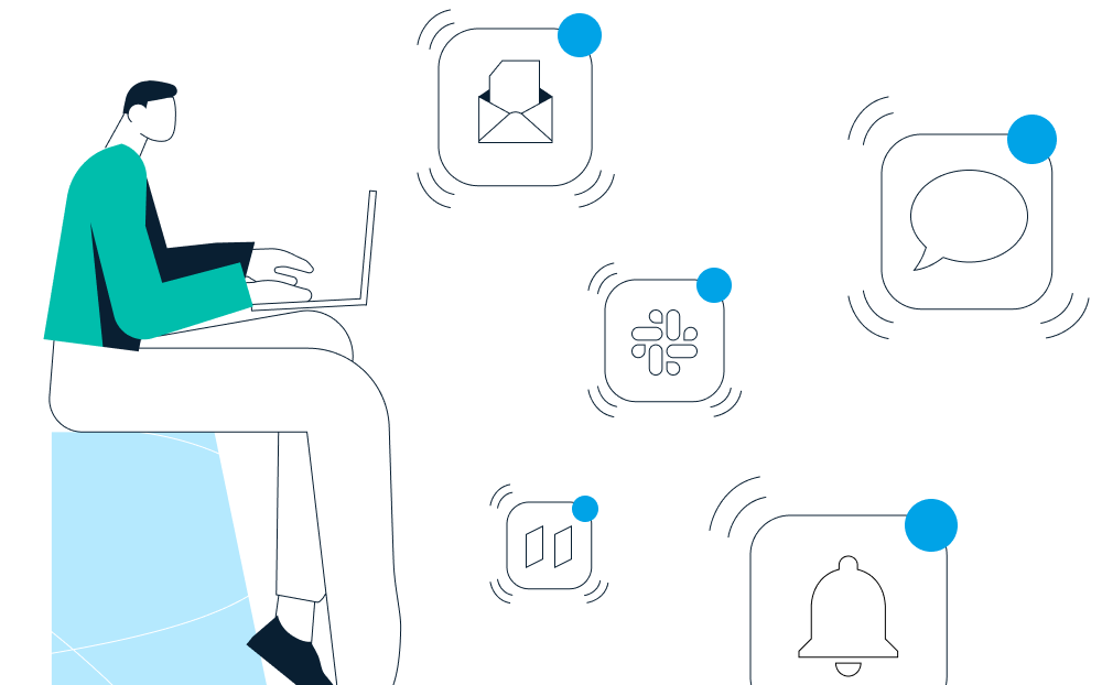 Chat app distractions causing productivity challenges