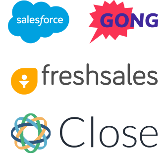 Sales deal tracking tools: Salesforce, Gong, Freshsales, Close