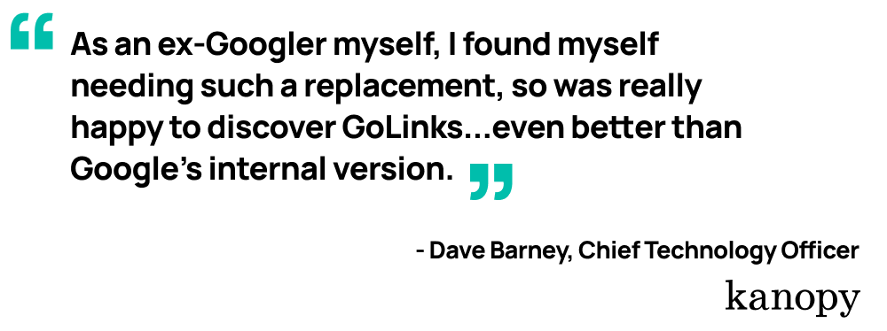 Quote from Kanopy's Chief Technology Officer, Dave Barney