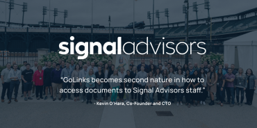Signal Advisors GoLinks customer story