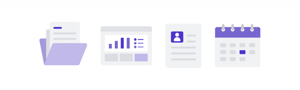 types of intranet content