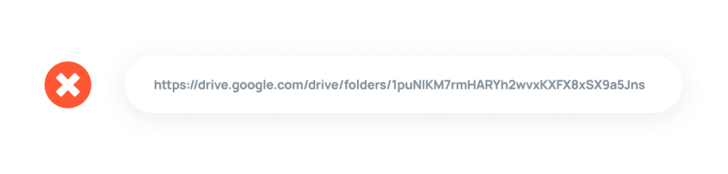 Lengthy Google Drive links