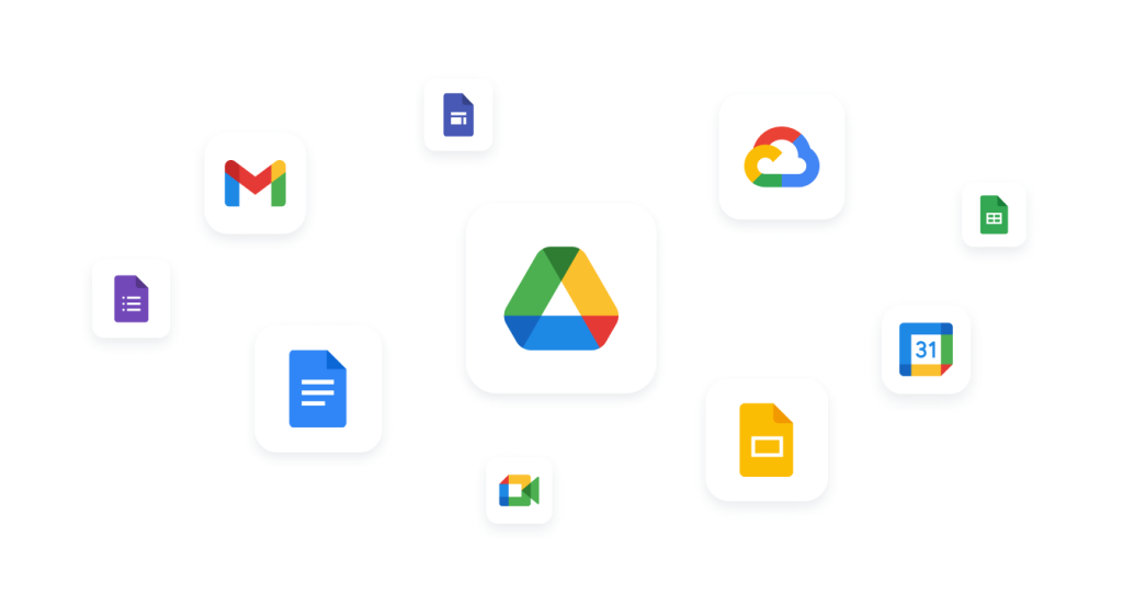 Google drive integration with Google Suite