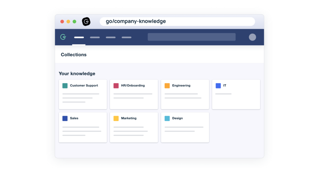 Guru collections ui