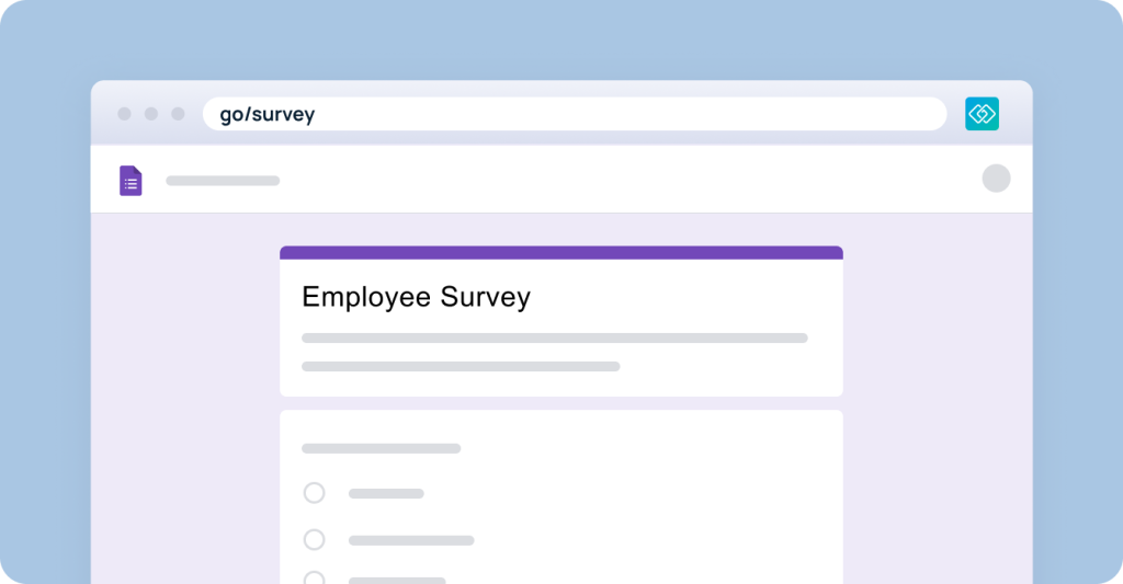 Google survey for employees