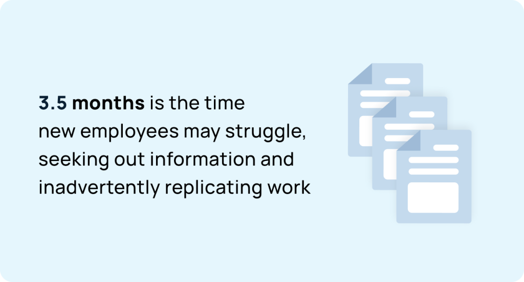 Benefits of Knowledge Management: Onboarding Statistic 