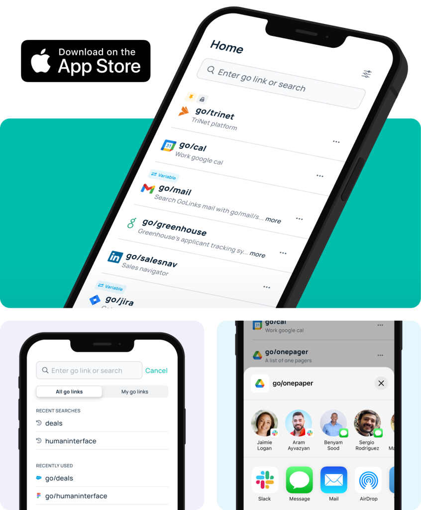 Download the GoLinks iOS App 