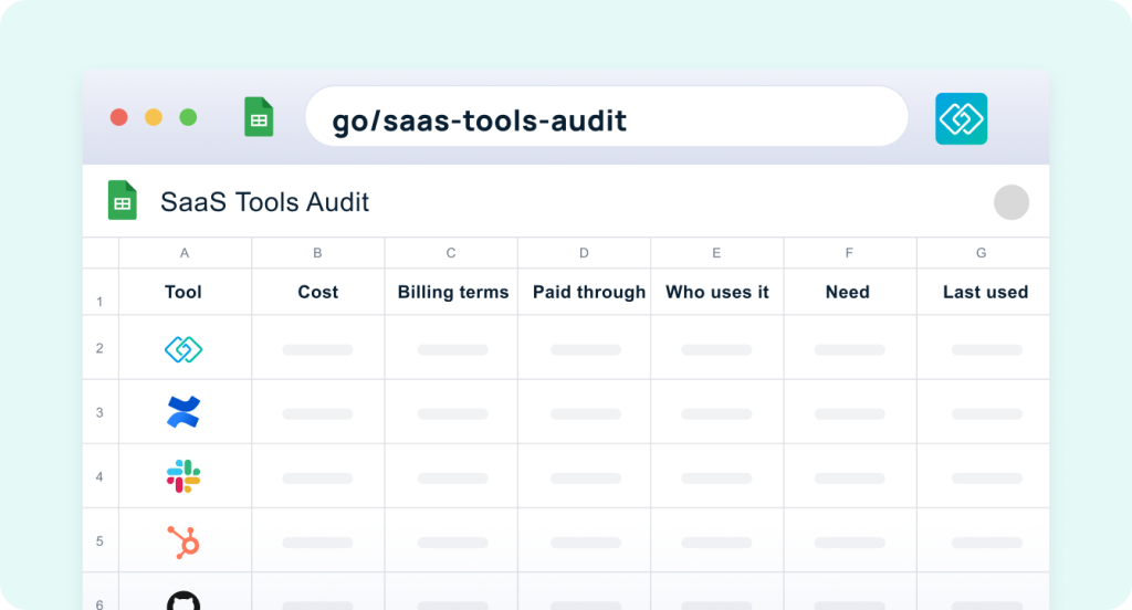 Saas Tools Audit