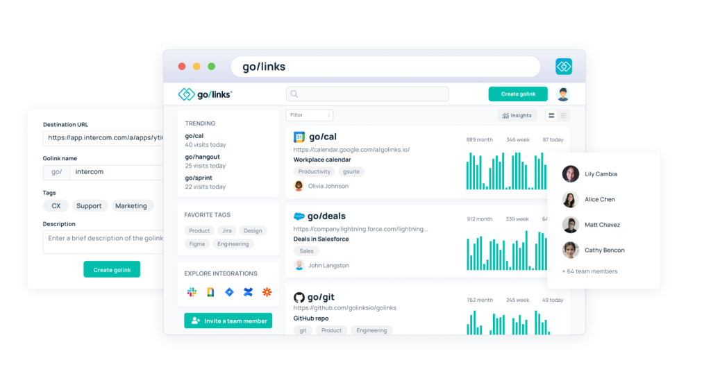 Marketing Collaboration Software: GoLinks