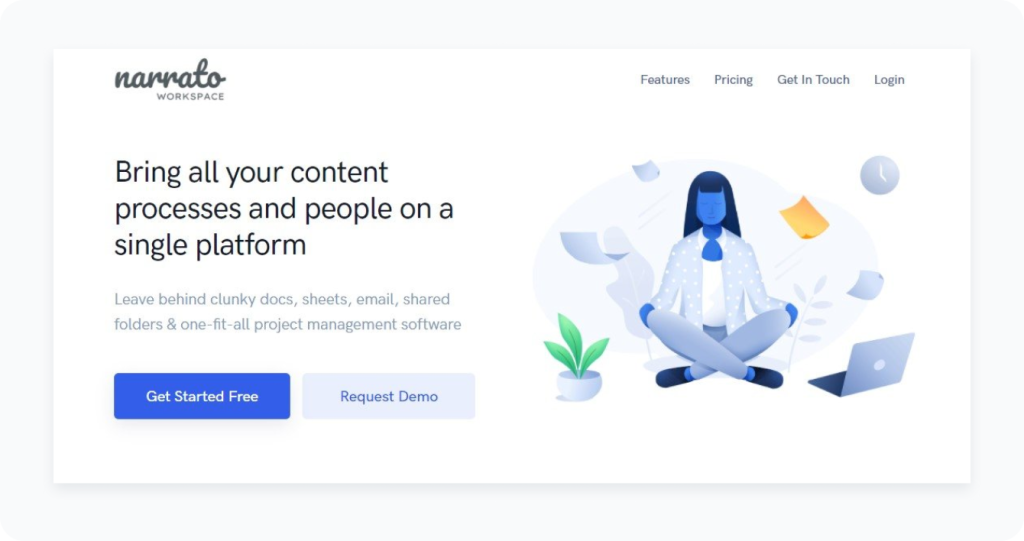 Content Workflow Automation Tool: Narrato