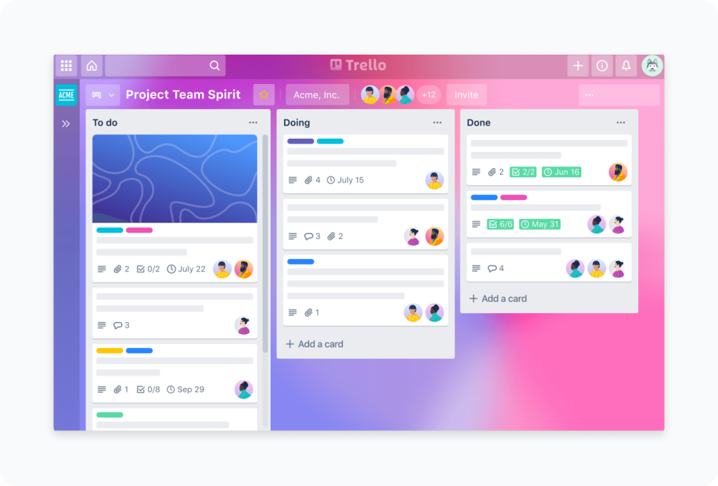 Trello: Project Management