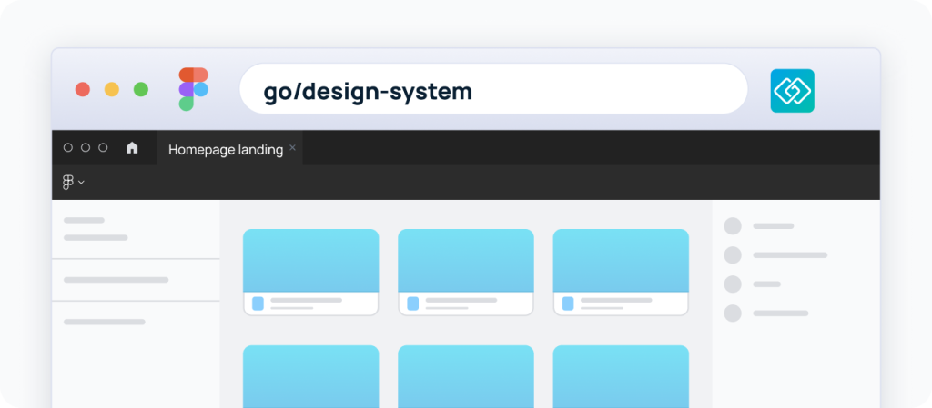 Graphic Design Workflow: Access your design system libraries with GoLinks