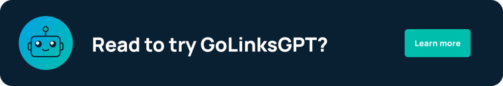 GoLinksGPT - AI for productivity