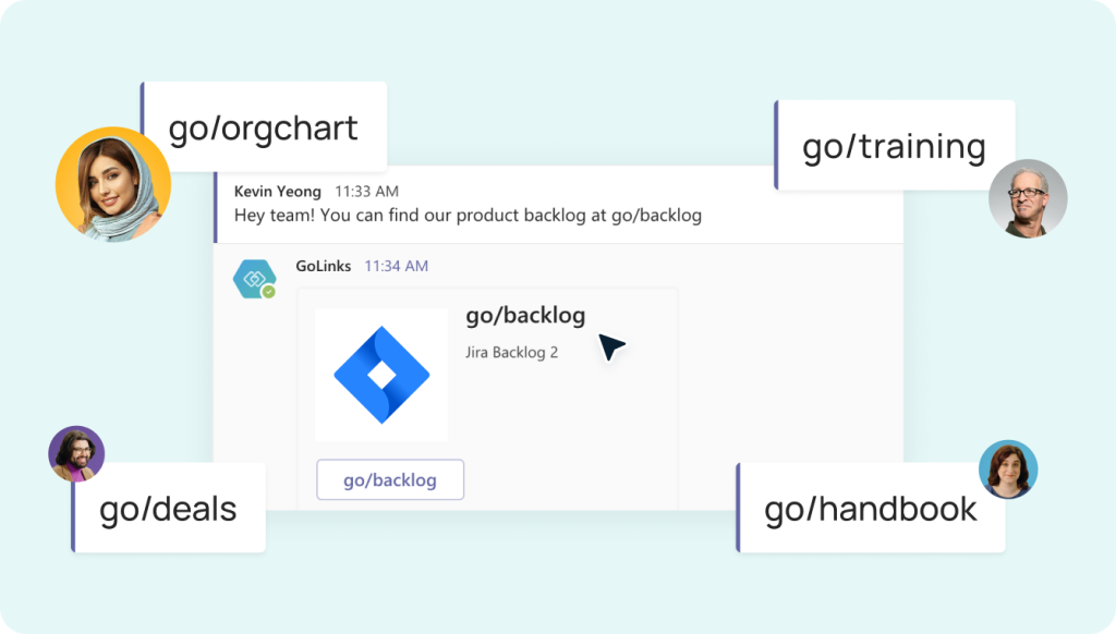 GoLinks Microsoft Teams Integration: maximize knowledge sharing