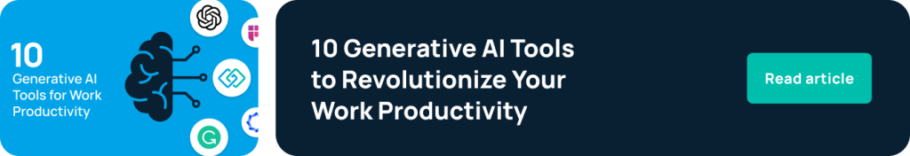 10 generative ai tools to revolutionize your work productivity 