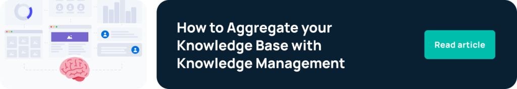 How to aggregate your knowledge base