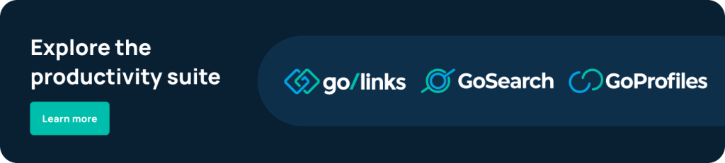 The GoLinks Productivity Suite - Learn More 
