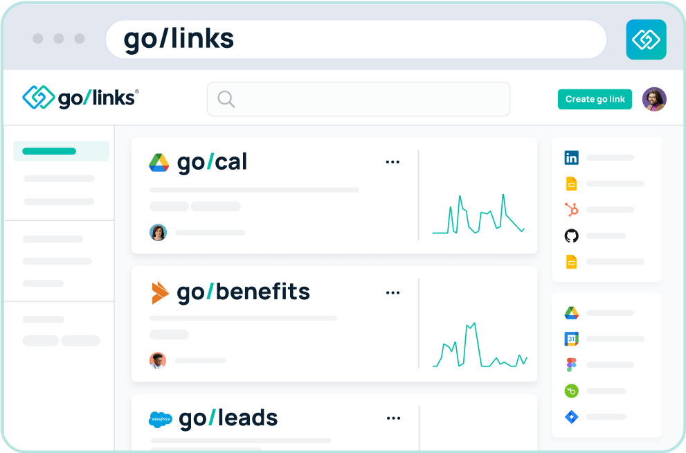 golinks dashboard for knowledge transfer