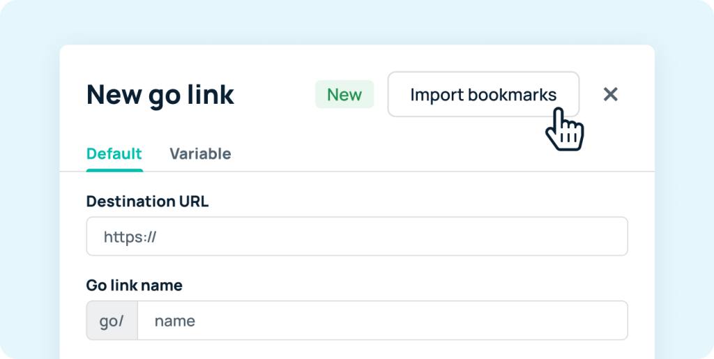 GoLinks November Product Updates: Import Bookmarks 