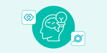 Enterprise knowledge visualization showing AI-powered search and structured navigation layers working together, highlighting GoSearch and GoLinks as a unified knowledge infrastructure.